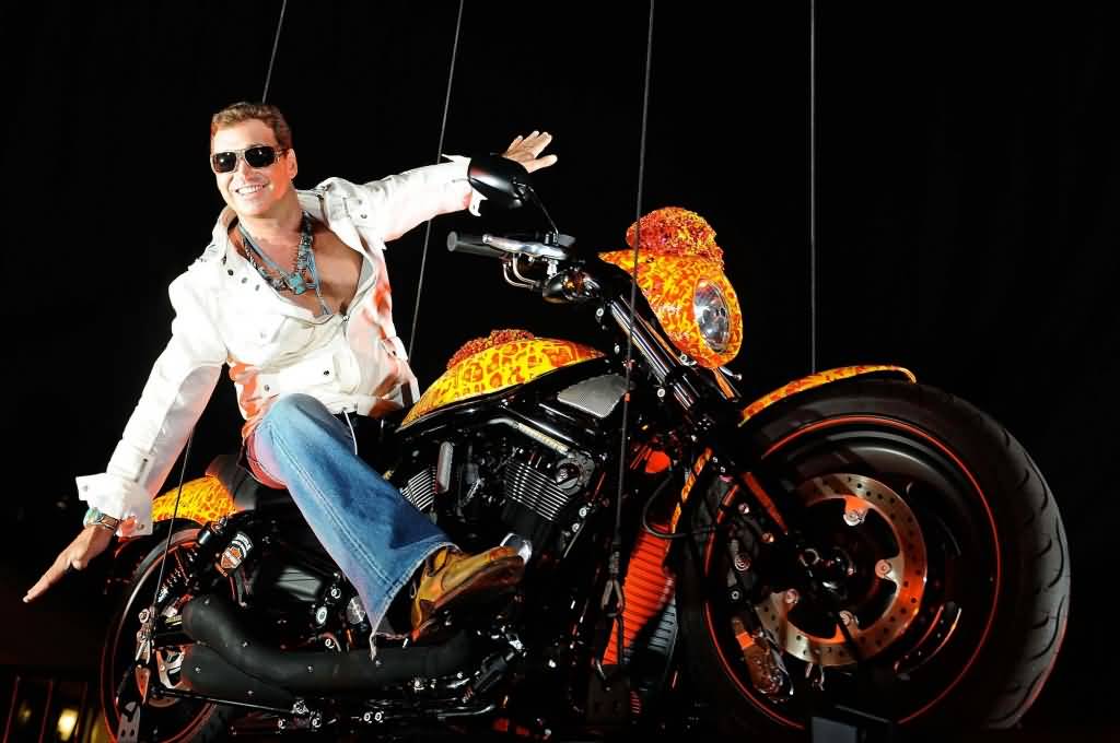 Jack Armstrongs On 1 Million Dollar Harley Davidson Orange Bike